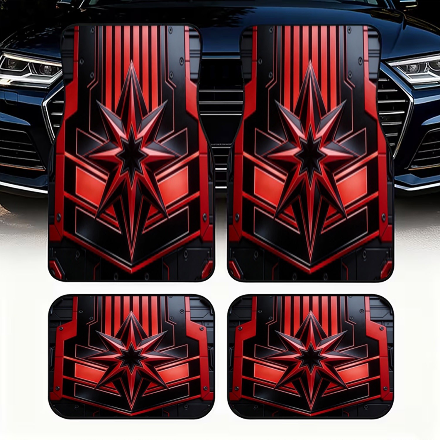 4pcs Car Floor Mats, Stylized  - Interior Design Tech review and price