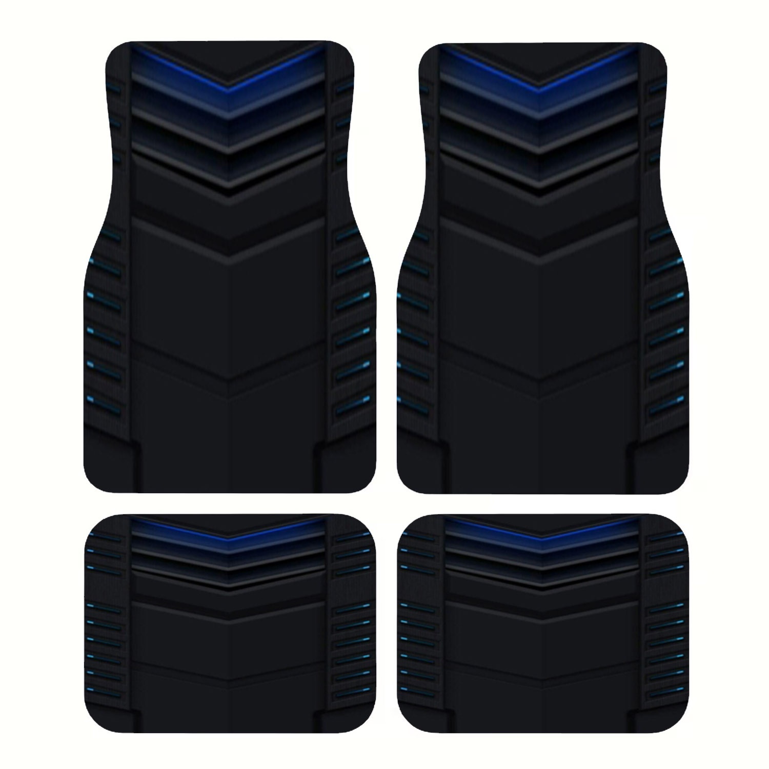 4pcs Car Floor Mats, Dark Futu - Interior Design Tech review and price