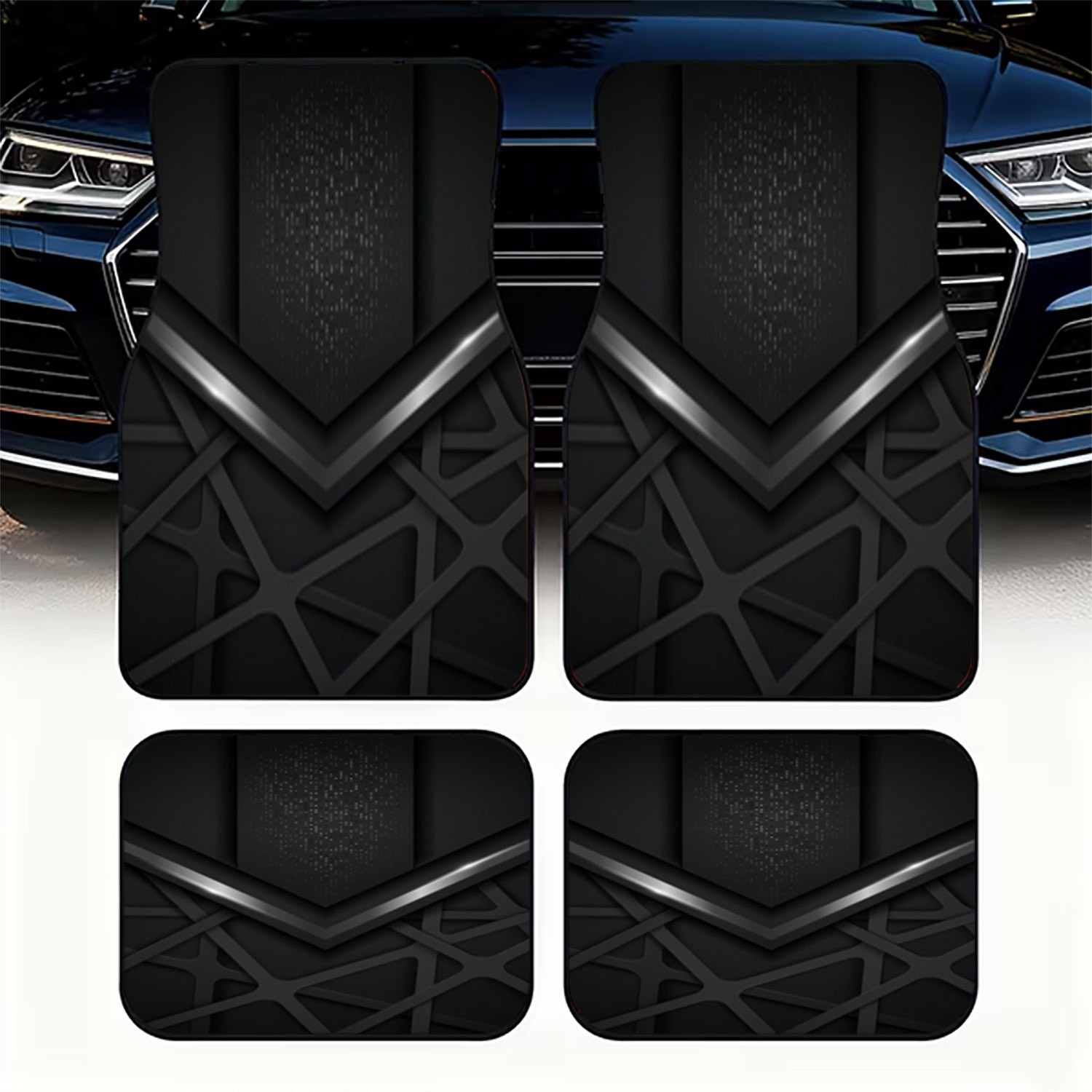 4pcs Car Floor Mats With Futur - Interior Design Tech review and price